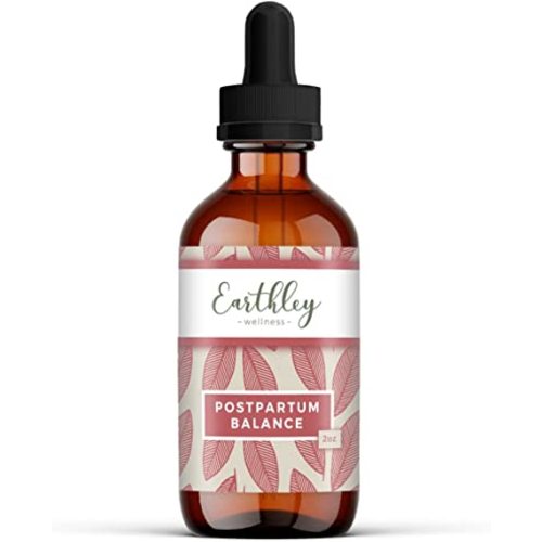 Earthley Wellness Postpartum Balance, Supports and Balances Female Hormones, Supports Postpartum Recovery, Smooths Out Mood Swings (2oz)