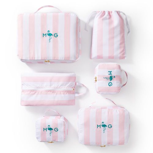 Cabana Stripe 6 Piece Packing Cube Set