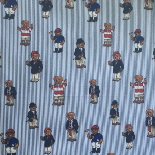Two (2) Polo Bear Crib Sheets