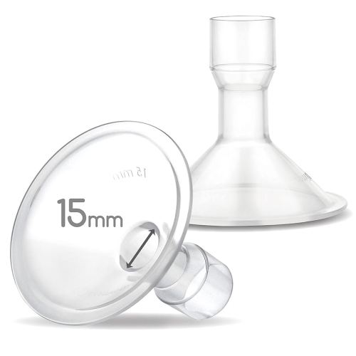 Maymom MyFit Classic 15mm Shield, Does NOT Include Maymom Wide-Mouth Connector, Compatible with Spectra S2 Accessories Spectra S1 Not Original Spectra Pump Parts Spectra Flange