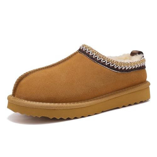 Meik Mangni Women's Slippers Platform Mini Boots Faux Fur Warm Winter Mules Cozy Warm House Shoes Indoor and Outdoor