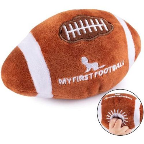 Plush Creations Baby Football Rattle, Ages 0-36 Months