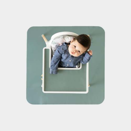 Large Silicone Splat Mat - Faded Jade – Yeah Baby Goods