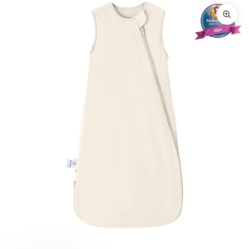 Sleeveless Sleep Sack 0.5 TOG - Organic Cotton - Cream