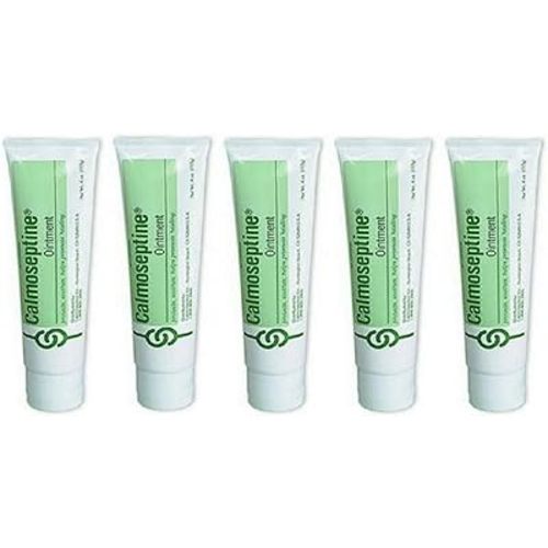 Calmoseptine Ointment Tube to Heal Skin Irritations - 4 Oz (Pack of 5)