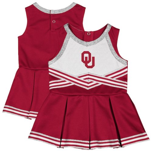 Girls Infant Colosseum Crimson Oklahoma Sooners Lollipop Park Cheer Dress