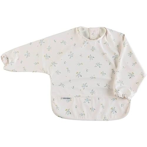 Loulou Lollipop Long Sleeve Mess Free Waterproof Bibs, for baby boys and girls 6-36 Months, Machine Washable, Travel Friendly