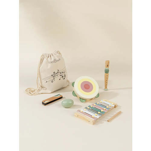 Wooden Musical Instruments Playset