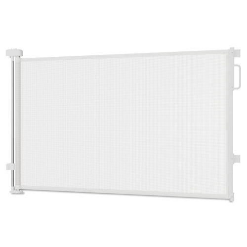 Tucker Murphy Pet™ Francyne 34" Tall Retractable Mesh Baby & Pet Safety Gate for Stairs and Doorways Extends to 64" Wide Indoor & Outdoor Use for Cats and Dogs | Wayfair