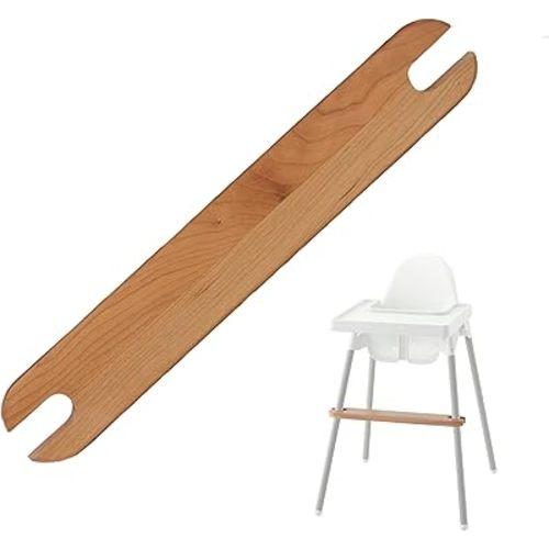 Yeah Baby Goods Adjustable Footrest for IKEA Antilop High Chair (Cherry) - Attachable Foot Rest for High Chair w/Support Clamps - Stable IKEA High Chair Footrest for Safer Mealtimes