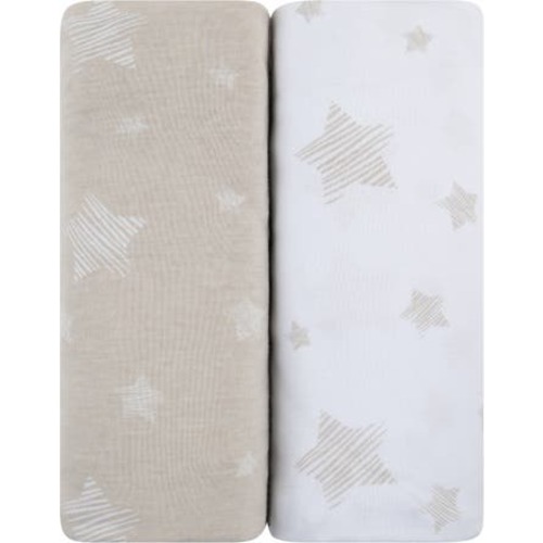 Baby Fitted Pack n Play - Mini Crib Sheet 2 Packs