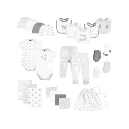 Hudson Baby Shower Gift Sets, 25-Piece, Sizes Newborn-6 Months