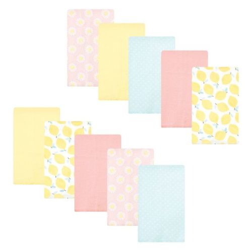 Luvable Friends Hudson Baby Flannel Burp Cloths 10pk Set