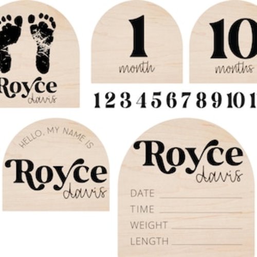 Personalized Birth Announcement Set