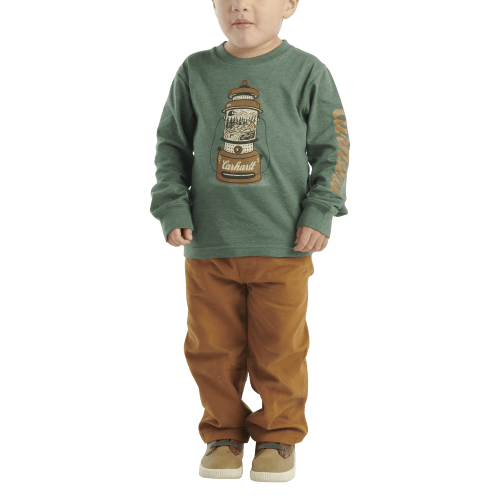 Carhartt Long-Sleeve T-Shirt and Canvas Pants Set for Toddlers