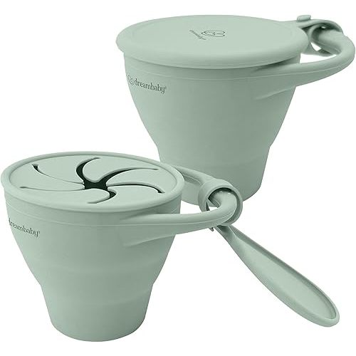 Dreambaby Pop Up Silicone Snack Cup (2 Pack)