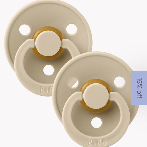 BIBS Colour 2 Pack - Vanilla/Vanilla Pacifiers – Bibsworld store US