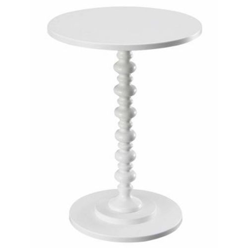 Palm Beach Spindle Table White - Breighton Home