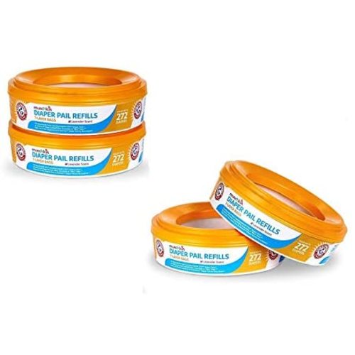 Munchkin Arm and Hammer Diaper Pail Refill Rings, 1088 Count