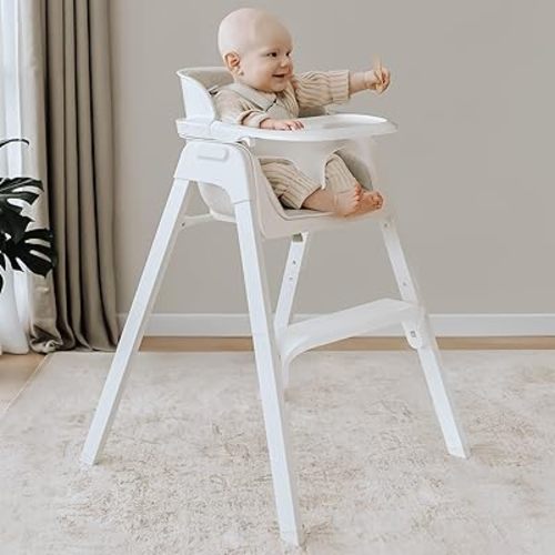 Fodoss 4 in 1 Foldable High Chairs for Babies and Toddlers with Waterproof Cushion, Easy to Clean Baby Chair for Eating, Feeding Chair