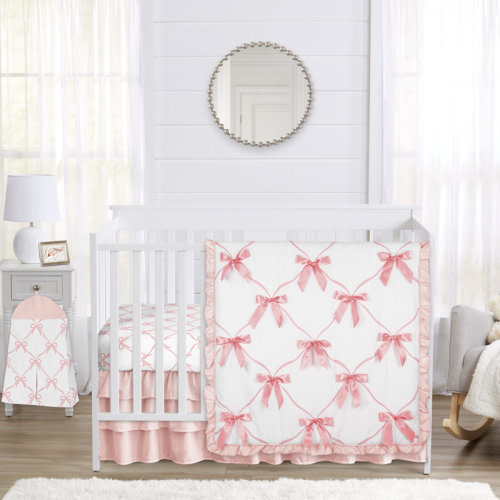Sweet Jojo Designs Ballerina and Ballet Bows 4 Piece Crib Bedding Set by Sweet Jojo Designs | Wayfair
