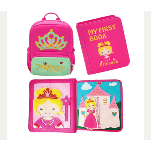 My First Book Princess – Montessori Fabric Busy Book
