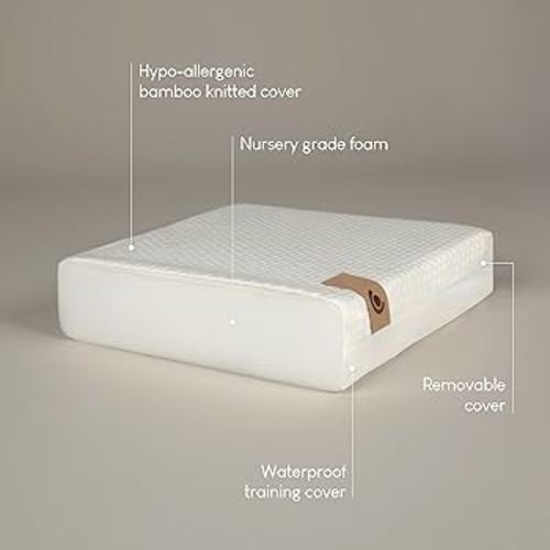 CuddleCo Lullaby Hypo-Allergenic Firm Baby Cot Bed Mattress (140x70cm) - Waterproof and Breathable Mattress with a removable machine washable cover : Amazon.co.uk: Baby Products