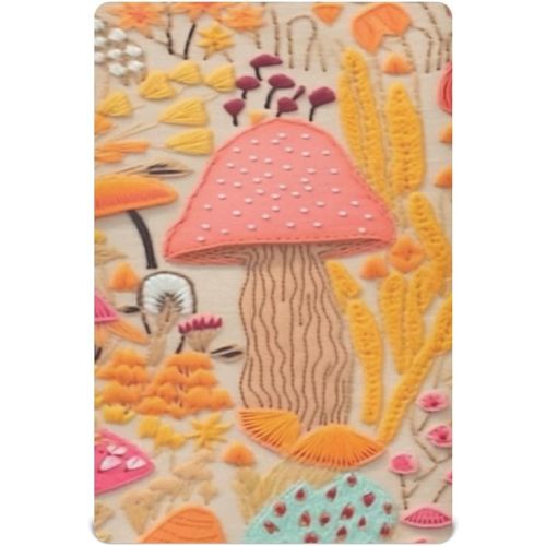 Crib Sheets Mushroom Stretchy Portable Sheets for Baby Toddler Breathable Soft Crib Mattress Sheet for Girls Boys