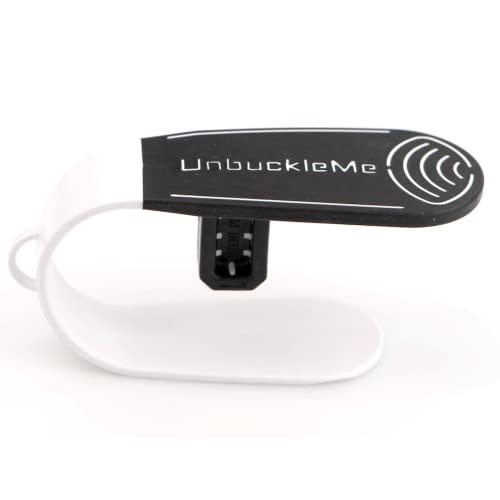 UnbuckleMe Car Seat Buckle Release Tool (As Seen on Shark Tank) - Easy Opener Aid for Arthritis, Long Nails, Older Kids - Button Pusher for Infant, Toddler, Convertible 5 pt Harness car Seats (Black)
