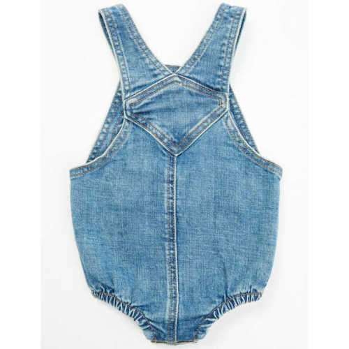 Wrangler Infant Boys' Denim Overall Onesie | Boot Barn
