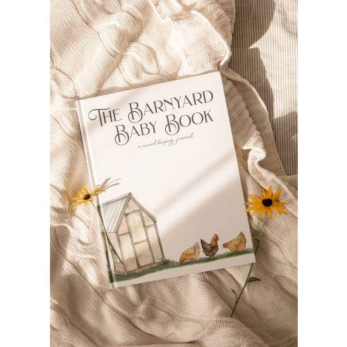 Farm Baby Book Baby Shower Gift Western Baby Memory Book Gift for New Baby Boy First Year Book Baby Milestone Book Gender Neutral Baby Gift