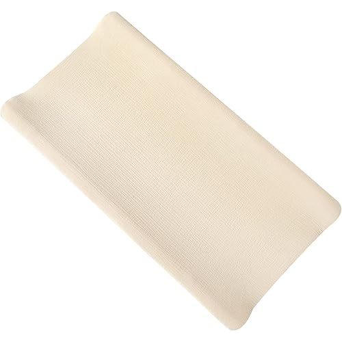 Solid Muslin Changing Table Pad Cover Cradle Sheet, Fits 32"/34''x16 Contoured Diaper Changing Pad, Ultra Soft Cozy Muslin Cotton Changing Table Covers, Breathable Wipeable Removable (Sand)
