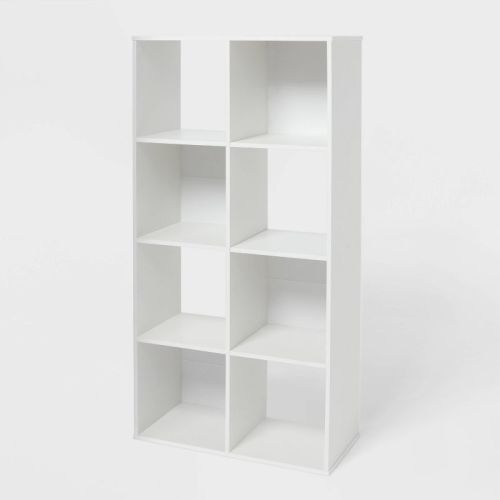 8-Cube Book Shelf White - Brightroom™