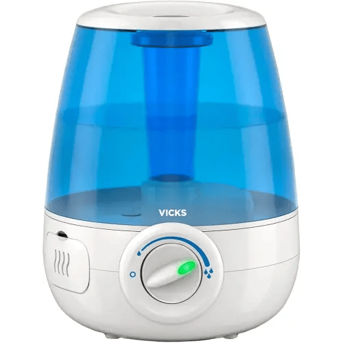 Vicks Filter-Free Ultrasonic Humidifier. #1 Brand Recommended by Pediatricians*. 1.2 Gal Ultrasonic cool mist humidifier for medium to large Bedrooms, Kids Rooms, and More. Use with Vicks VapoPads.