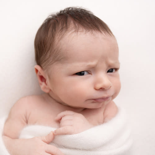 Newborn photo session with Ariel Cannon