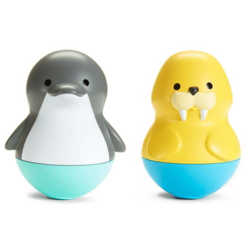 Munchkin® Bath Bobbers™ Baby and Toddler Bath Toy, Dolphin & Walrus, Unisex, 2 Pack