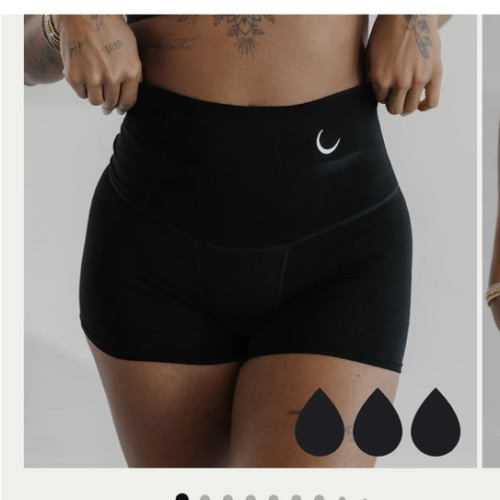 The Biker Short: Heavy Flow – Wild Moon Underwear