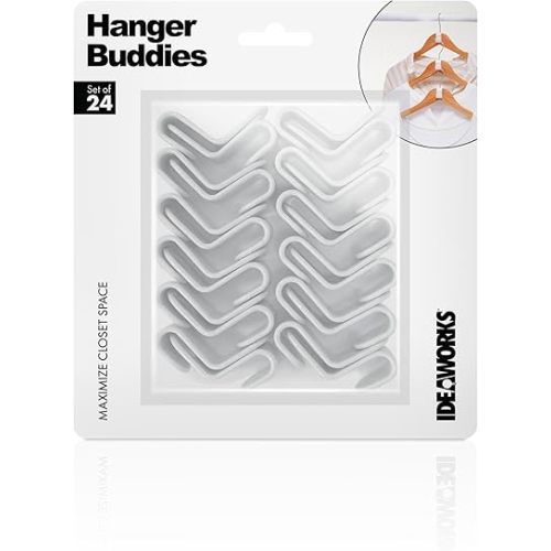 Ideaworks Hanger Buddies 24 piece Cascading Hanger Hooks