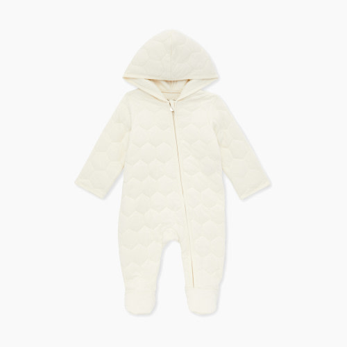 Burt's Bees Baby Honeycomb Quilted Bunting - Eggshell, 3-6 M