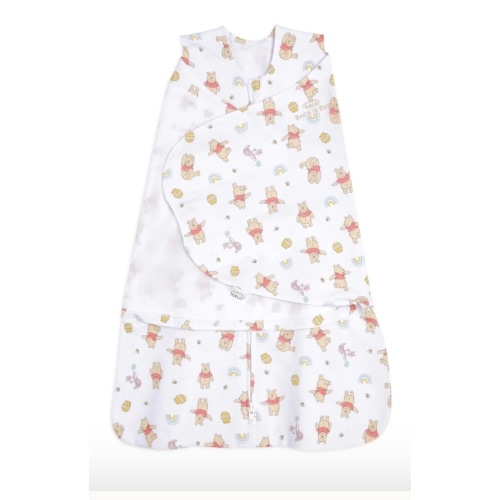100% Cotton Baby Swaddle Winnie the Pooh Rainbows | Newborn | HALO US