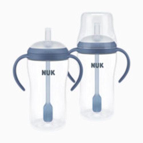 NUK Perfect Match Learner Straw Cup - Blue, 8 Oz, 2