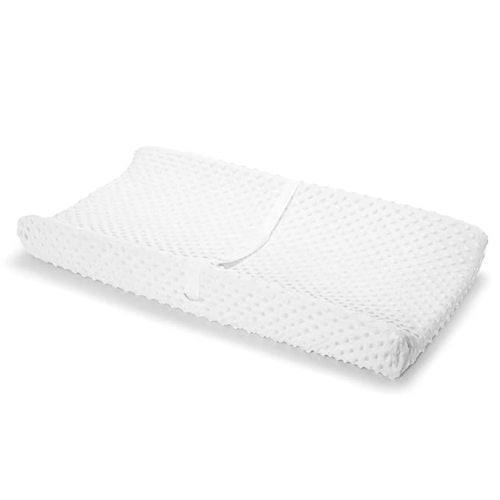 Munchkin® Secure Grip™ Contoured Baby Diaper Changing Pad for Dresser, Includes Cover, Waterproof Pad
