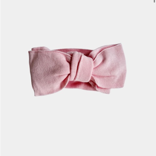 Classic Bow Headband - Powder Pink