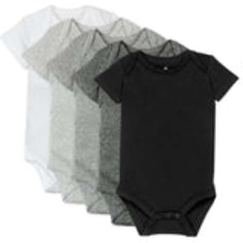 5-Pack Organic Cotton Short Sleeve Bodysuits | Honest Baby Clothing