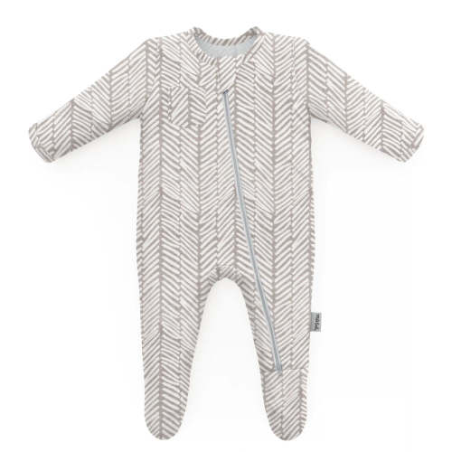 The Softest Baby Pajamas- Herringbone – Milk Snob