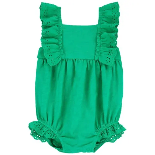 Baby Eyelet Lace Romper - Carter's | Carter's