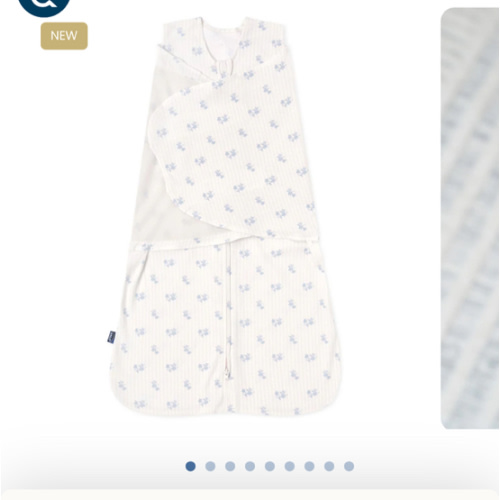 Vintage Floral Cotton Swaddle | HALO