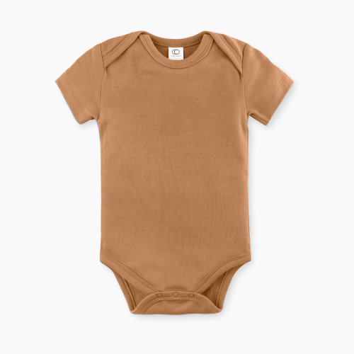 Colored Organics Short-Sleeve Bodysuit - Ginger, 0-3M