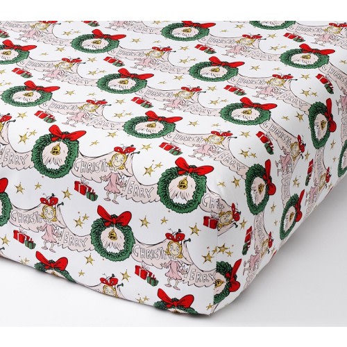 Dr. Seuss’s The Grinch™ Cindy-Lou Who™ Organic Crib Fitted Sheet