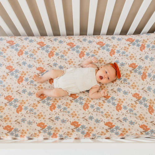 Premium Knit Fitted Crib Sheet - Eden – Copper Pearl